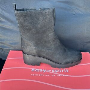 Easy Spirit Women's Gray Heeled Boots